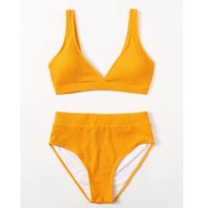 NWT SHEIN yellow/orange bikini